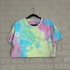 Tie dye crop top